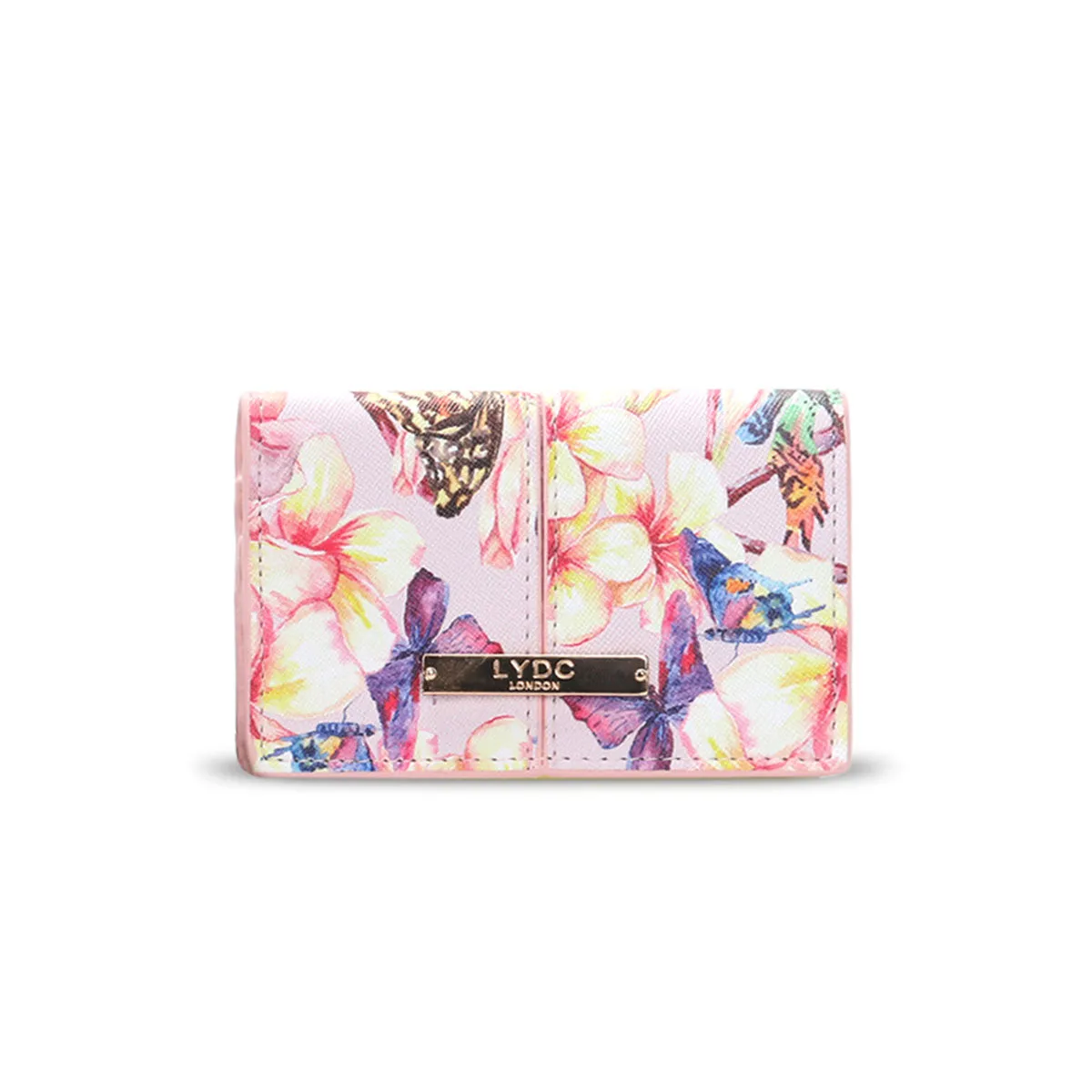 LYDC Mariposa Pink Credit Card Wallet