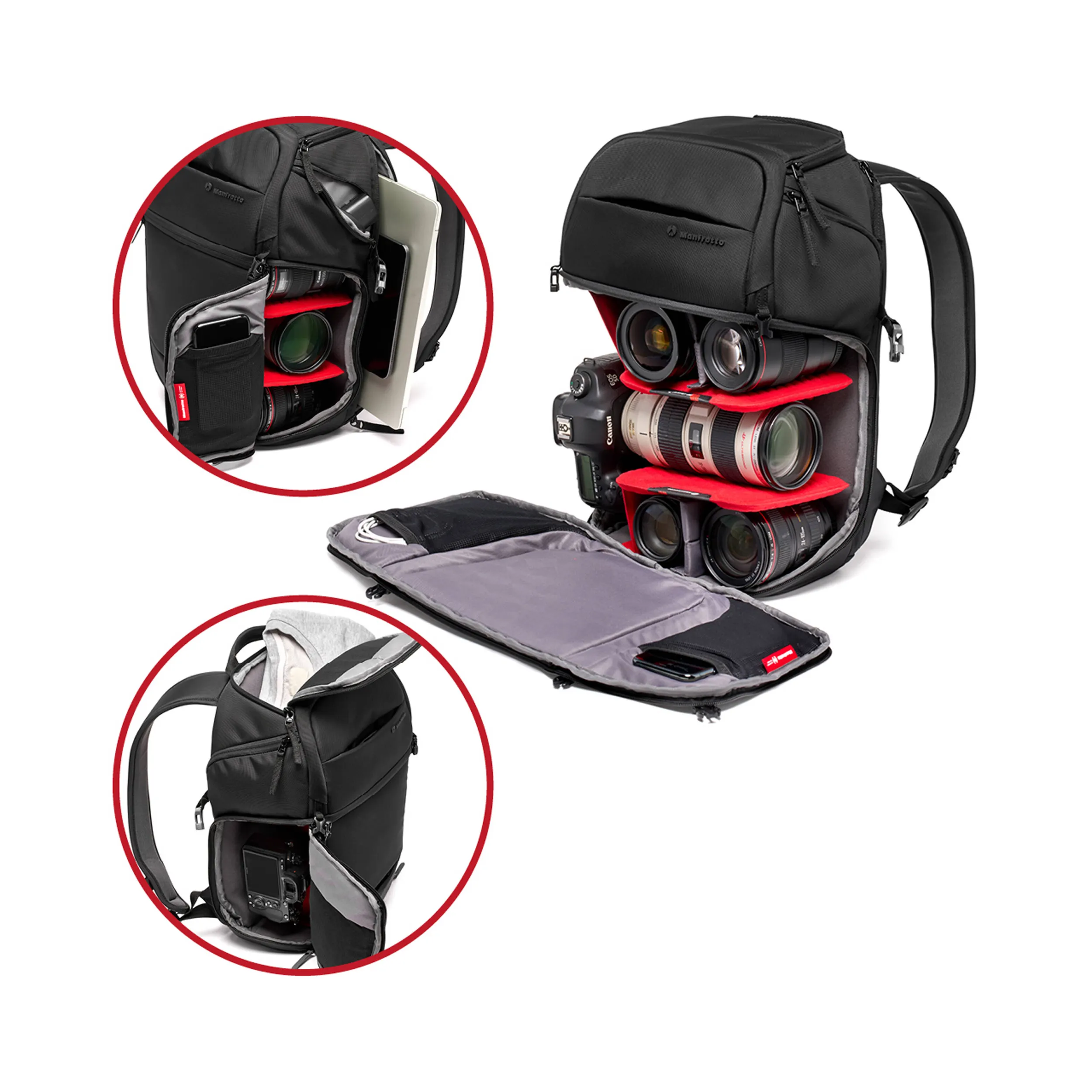 Manfrotto MB-MA3-BP-FM Advanced Fast III 13L Backpack (Black)