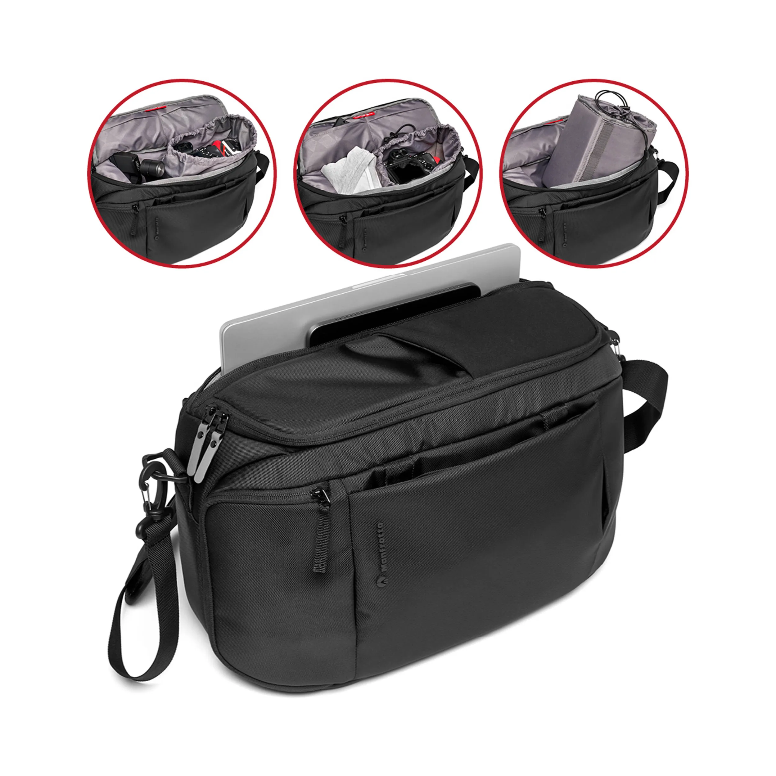Manfrotto MB-MA3-BP-H Advanced Hybrid M III 12L Camera Backpack (Black)