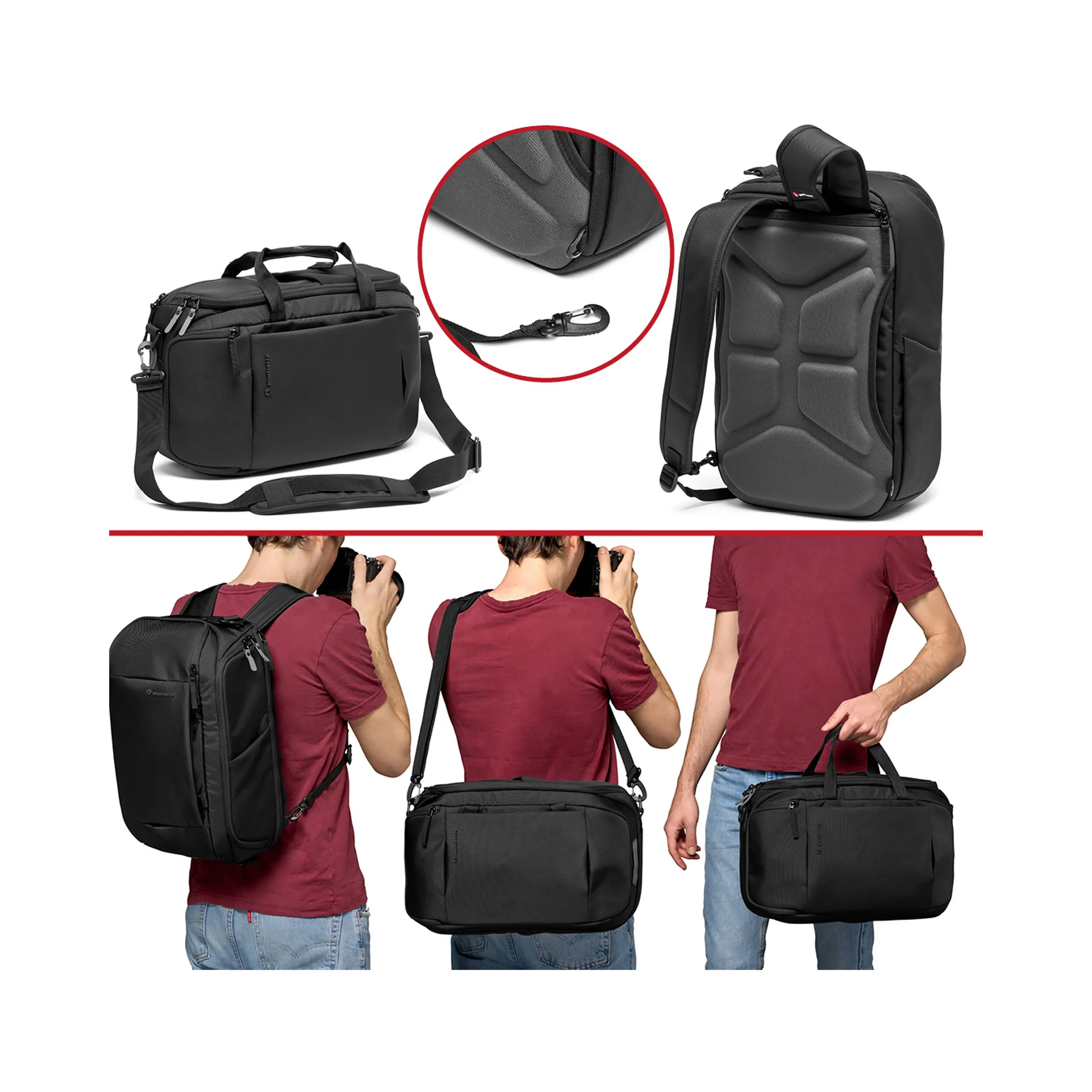 Manfrotto MB-MA3-BP-H Advanced Hybrid M III 12L Camera Backpack (Black)