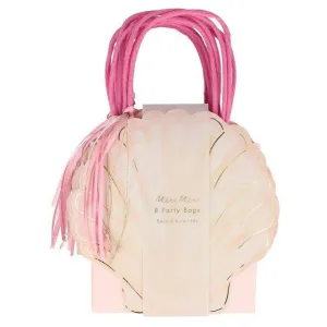 Meri Meri Mermaid Shell Party Treat Bags - 8 Pack