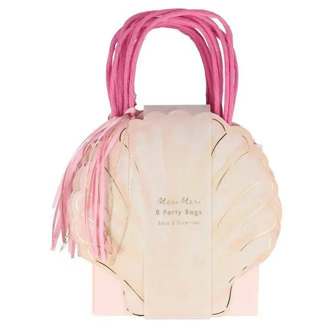 Meri Meri Mermaid Shell Party Treat Bags - 8 Pack