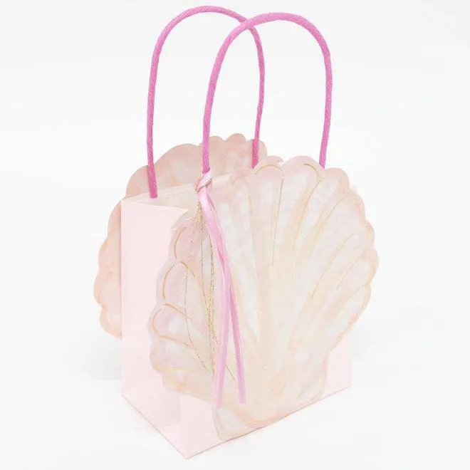 Meri Meri Mermaid Shell Party Treat Bags - 8 Pack