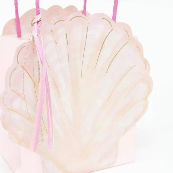 Meri Meri Mermaid Shell Party Treat Bags - 8 Pack