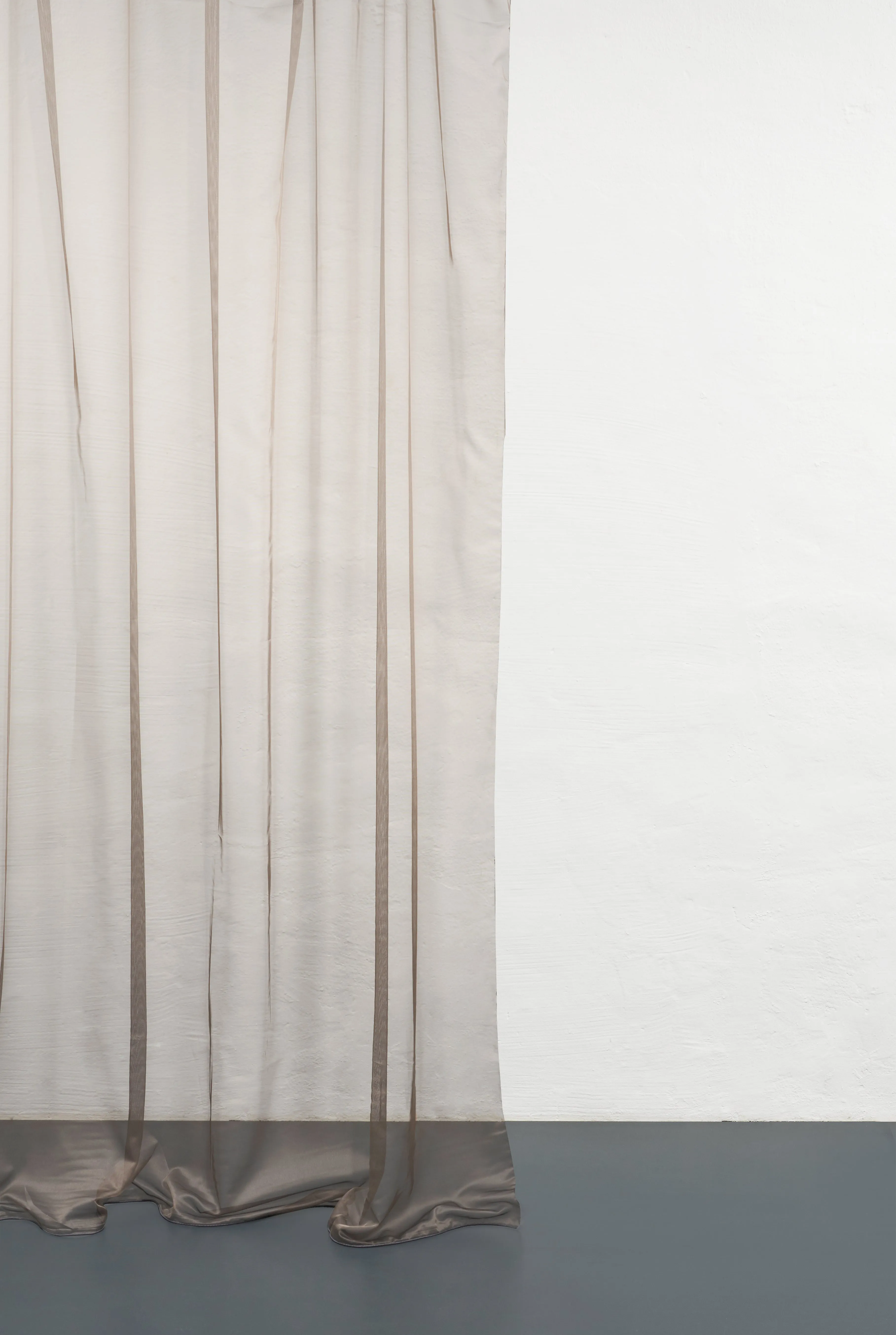Metallic Sheer Curtains "Glamorous" in Bronze Color
