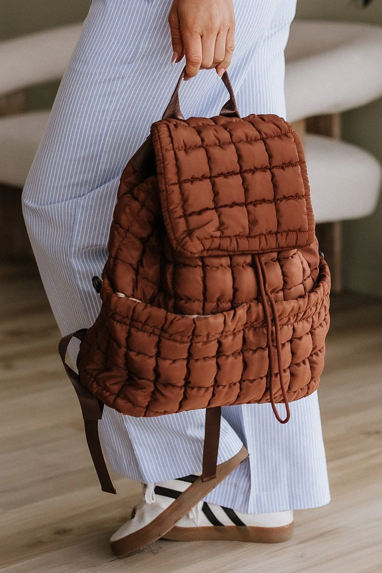 Miles Quilted Puffer Backpack