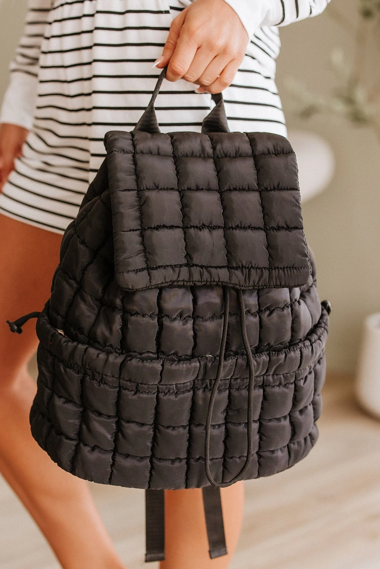 Miles Quilted Puffer Backpack