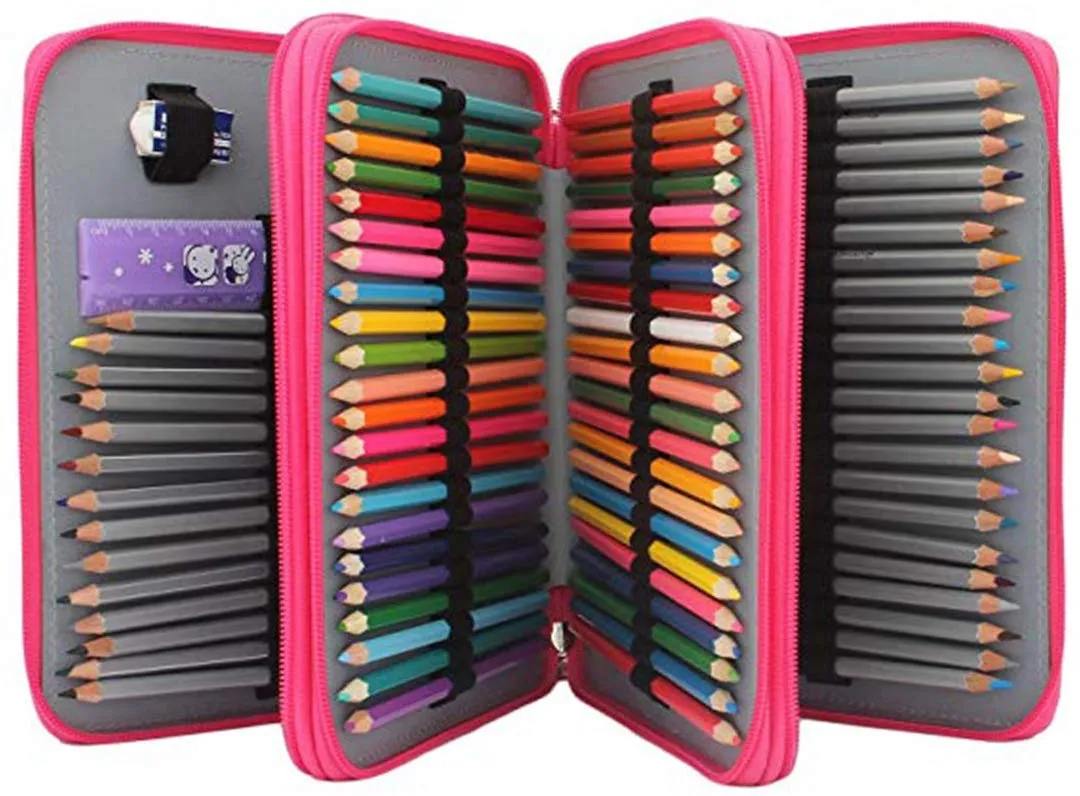 Multi-Compartment Pencil Case