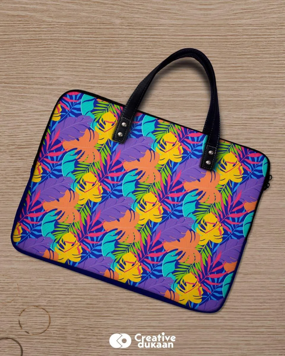 Multicolor Laptop Cover With Protective Material