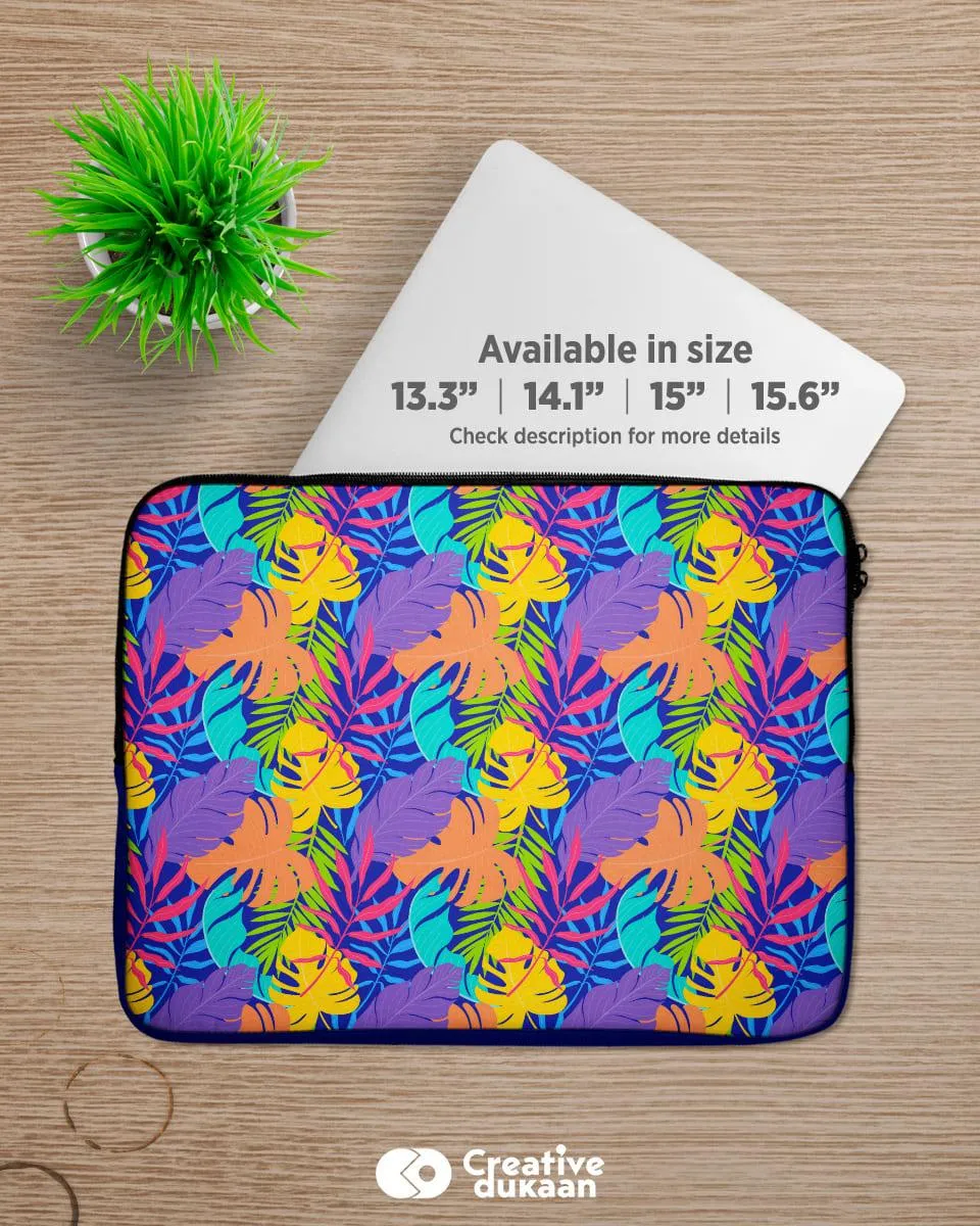 Multicolor Laptop Cover With Protective Material