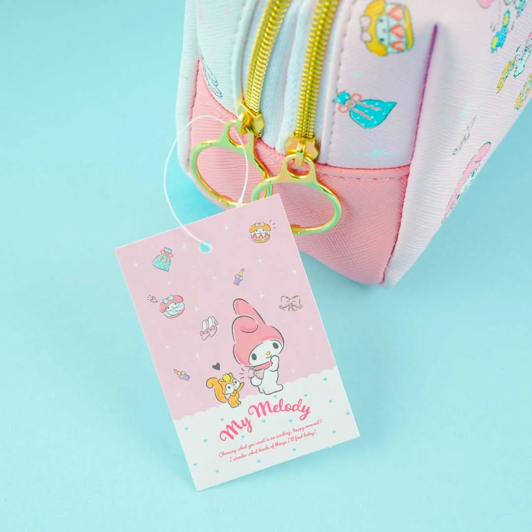 My Melody & Friends Balloon Time Double Layer Pen Case