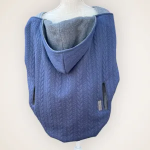 Navy Cable Knit - Sweater Knit Carrier Cover