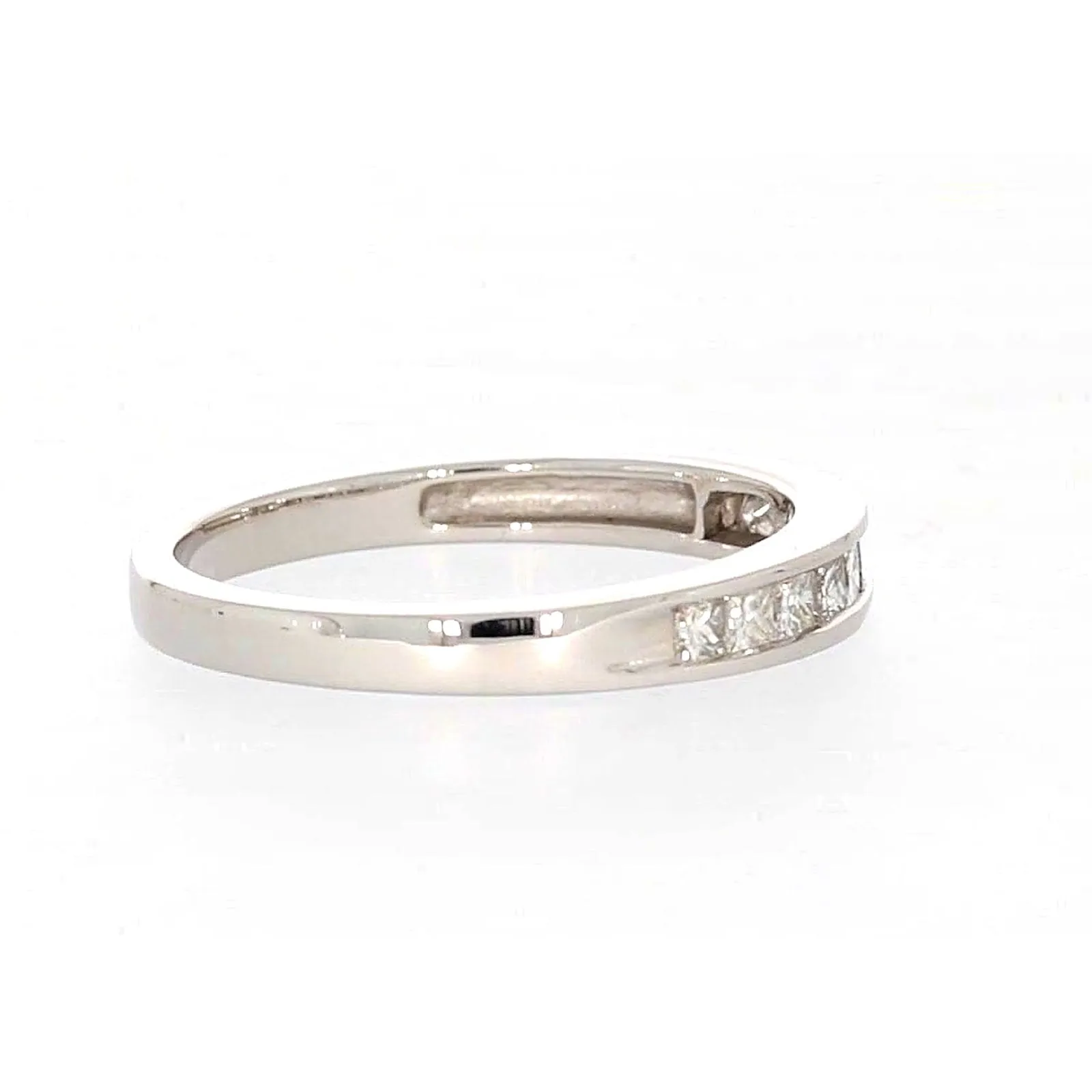 New York 14ct White Gold Princess Cut 0.40 CARAT tw of Diamonds Ring