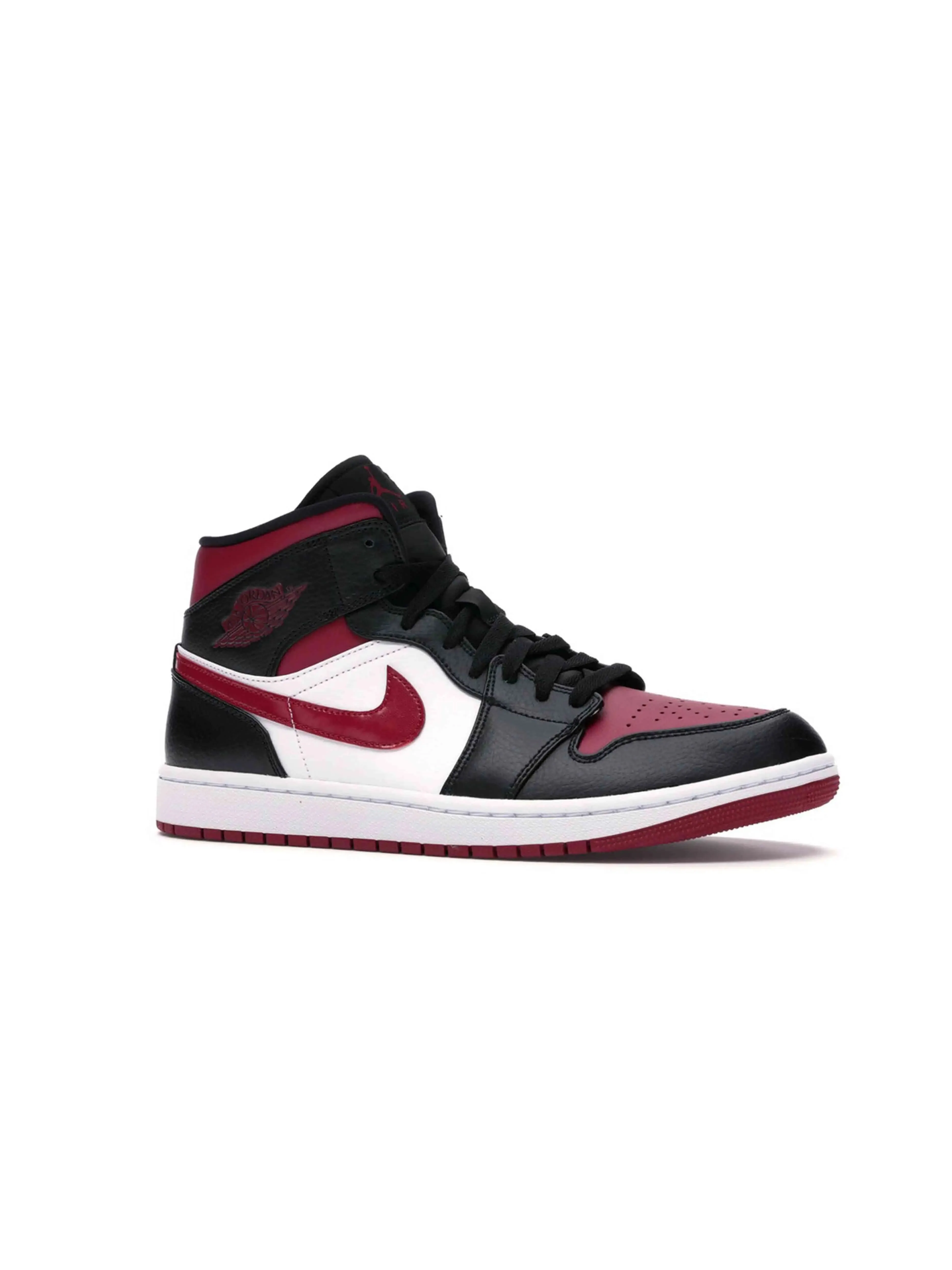 Nike Air Jordan 1 Retro Mid Bred Toe
