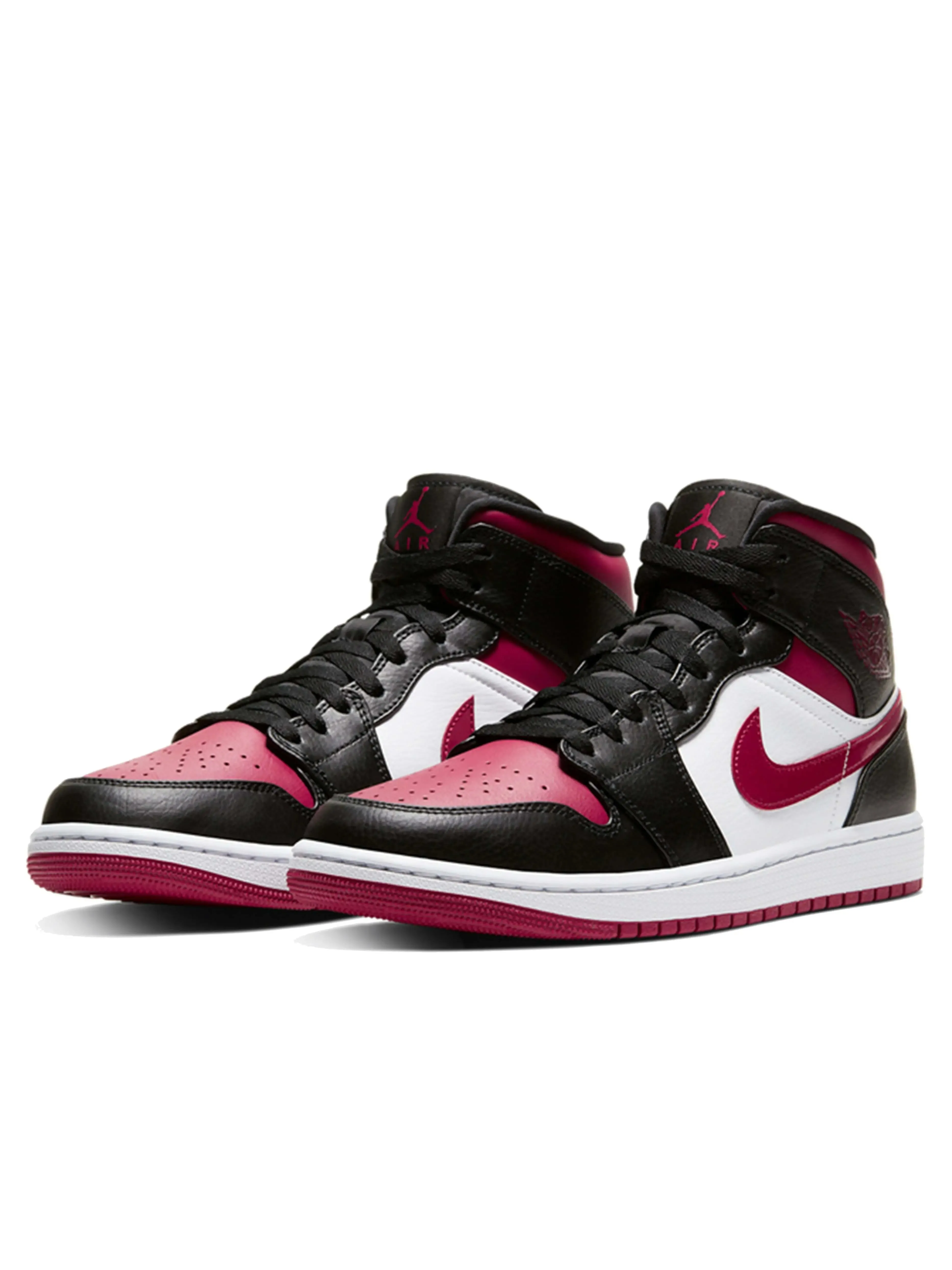 Nike Air Jordan 1 Retro Mid Bred Toe