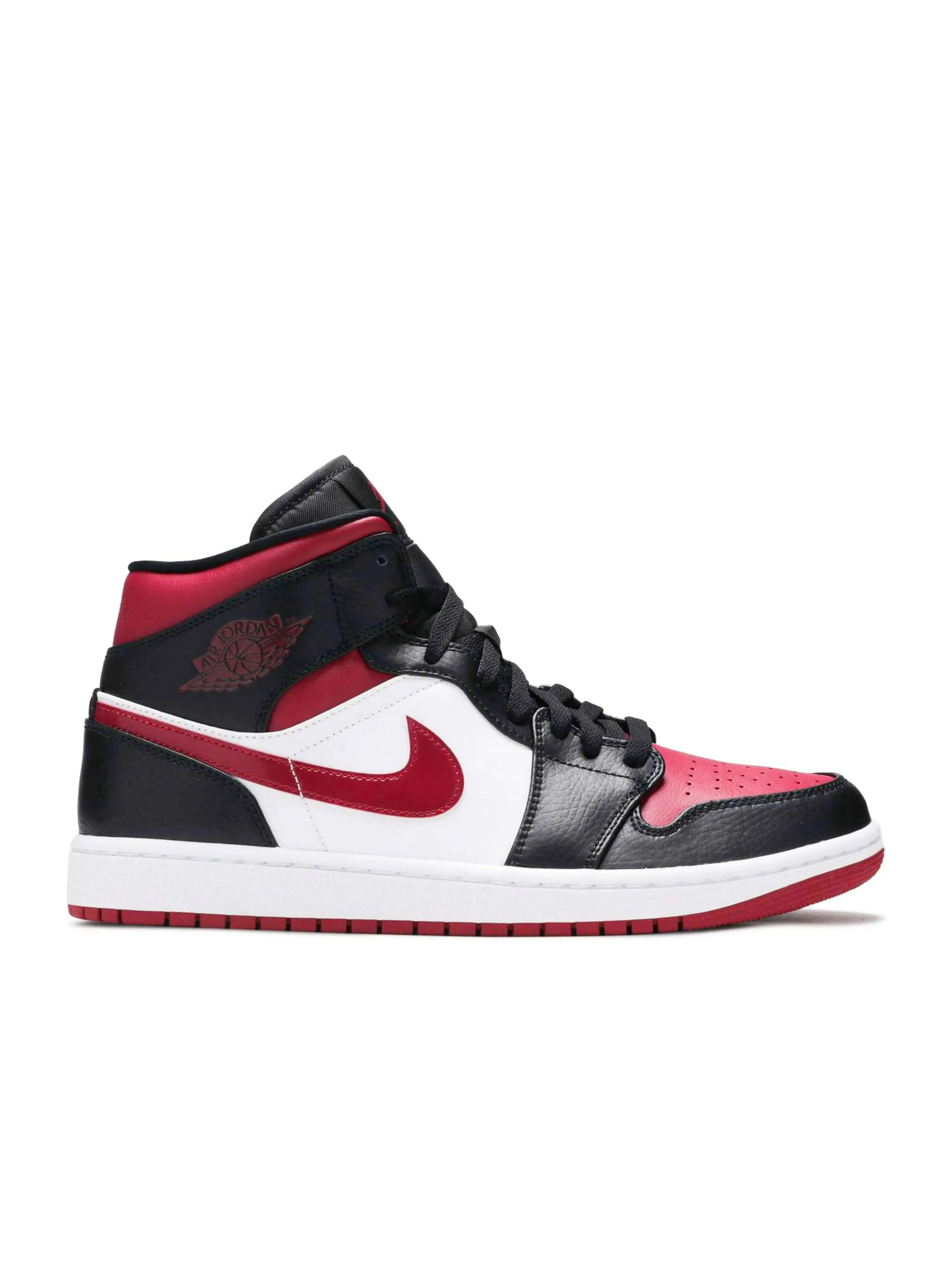 Nike Air Jordan 1 Retro Mid Bred Toe