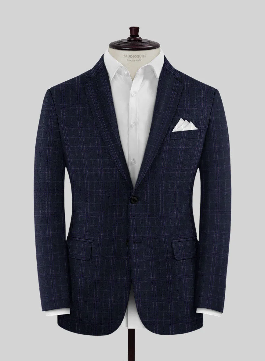 Noble Maddalena Blue Wool Suit