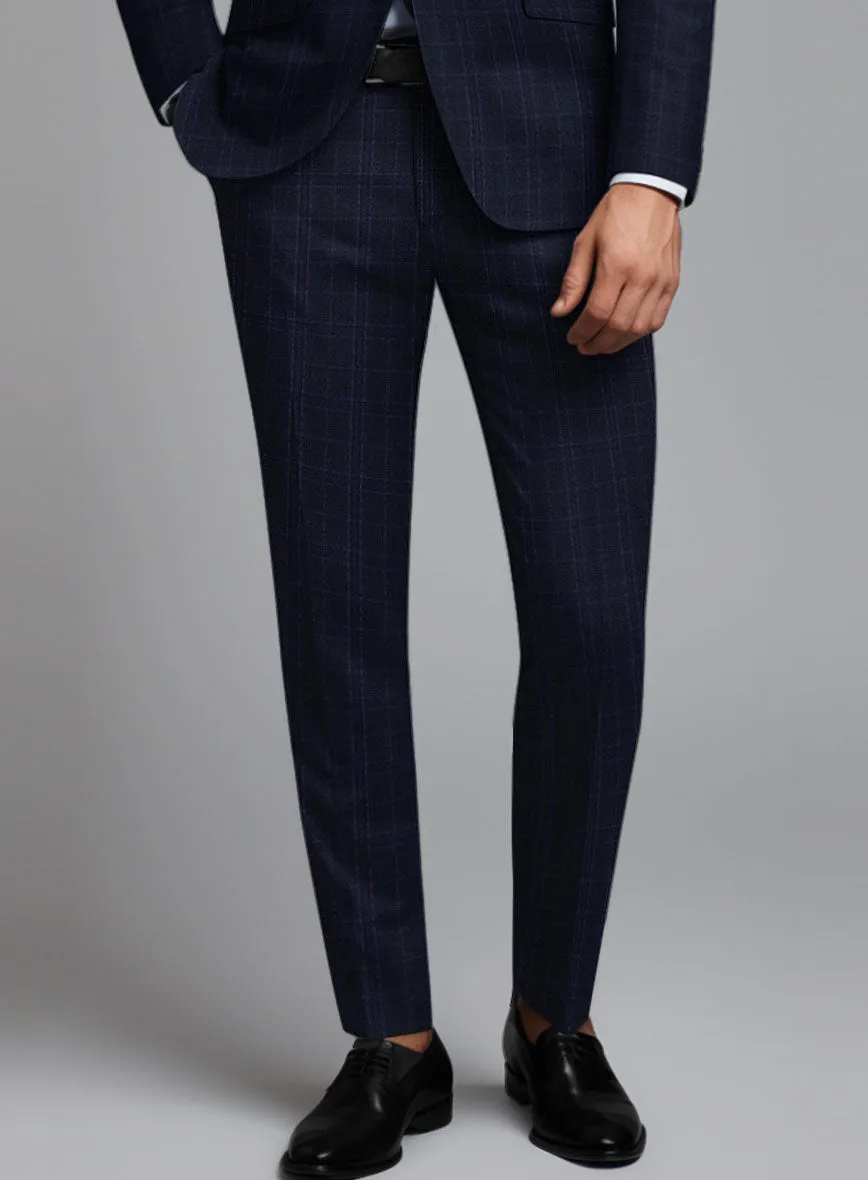 Noble Maddalena Blue Wool Suit