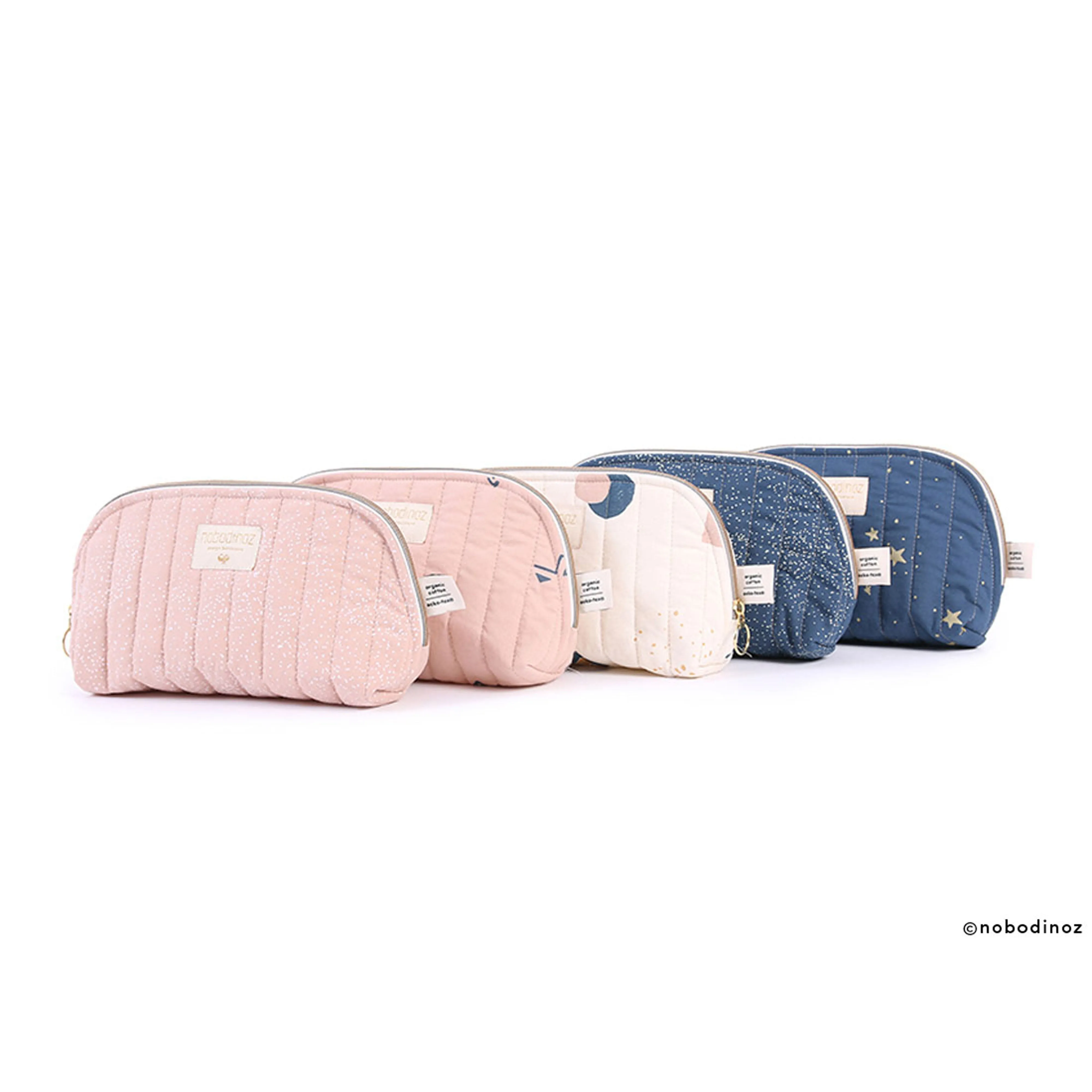 nobodinoz Holiday Vanity Case White Bubble/ Misty Pink
