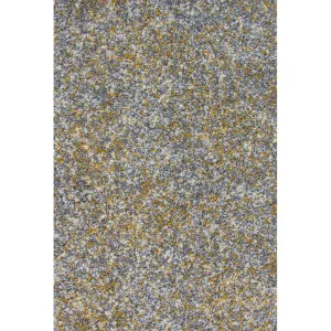 Ochre Luxurious Shaggy Living Room Rug
