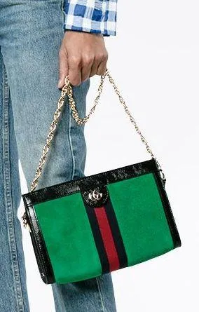 Ophidia Shoulder Bag, Green