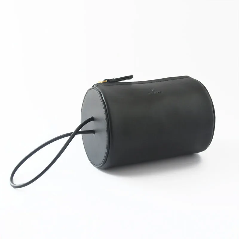 Original Handmade Leather Handbag Bag Barrel Purse Small Bag Women