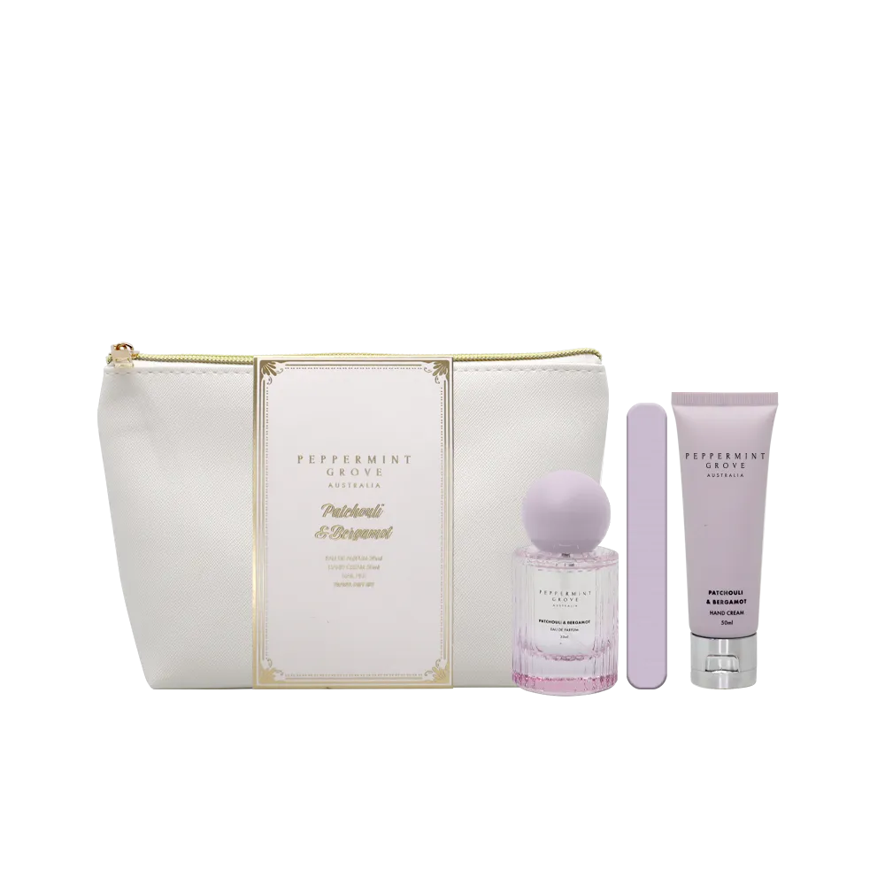 Patchouli & Bergamot Travel Gift Set