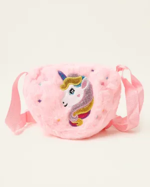 Pink Glitter Unicorn Handbag