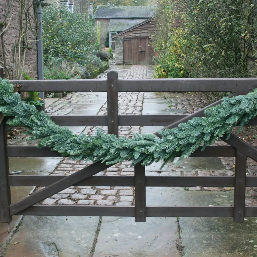 Plain Noble Fir Garland, 2m