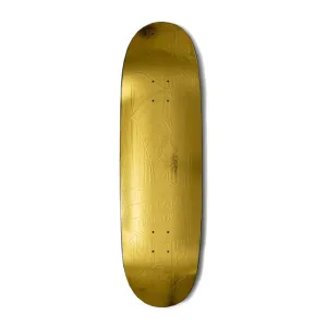 Primitive Skateboards Franky Villani Gold Bat Skateboard Deck - 9.125 Egg Shape