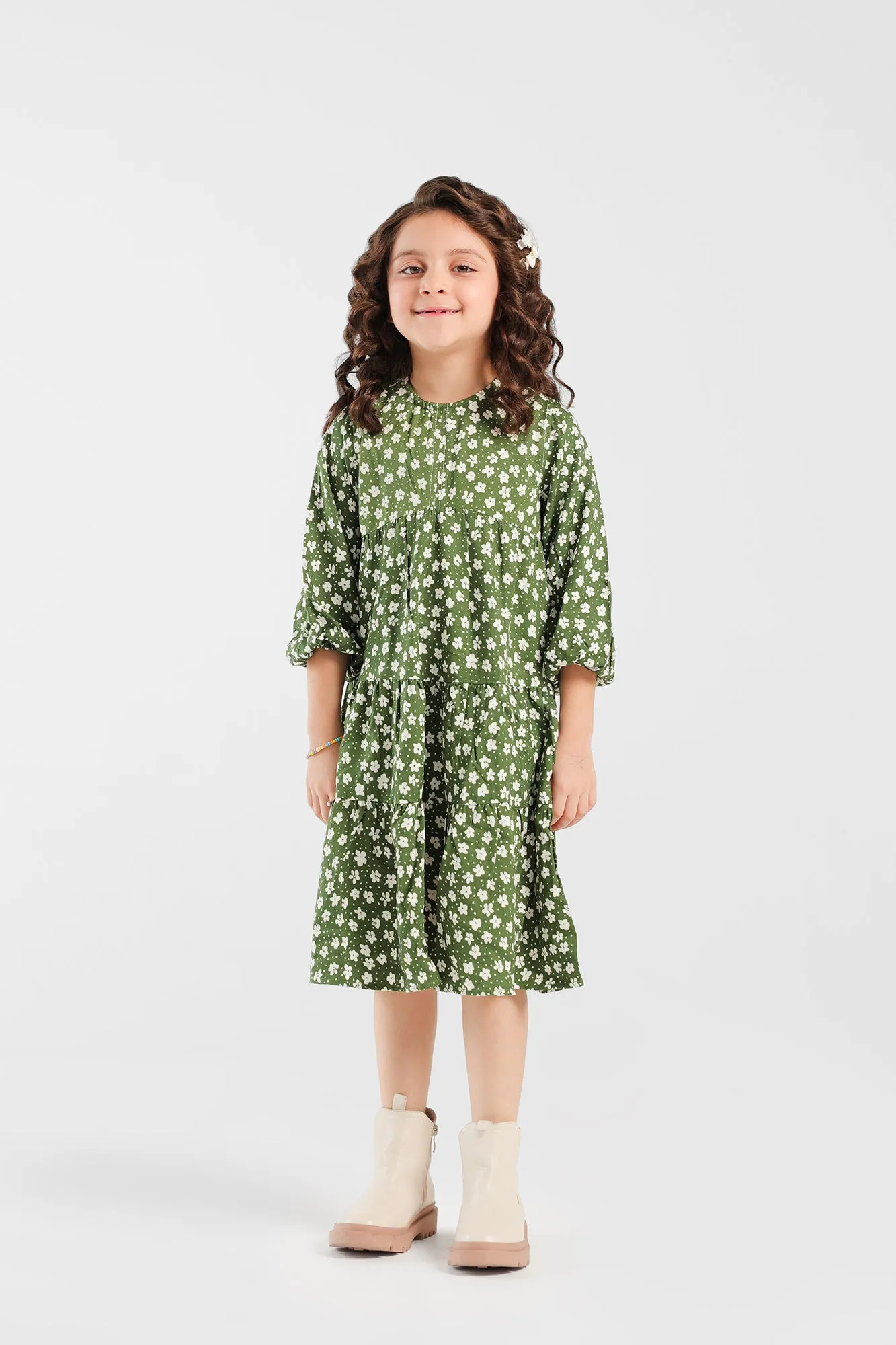 PRINTED DRESS (E0751/401/327)