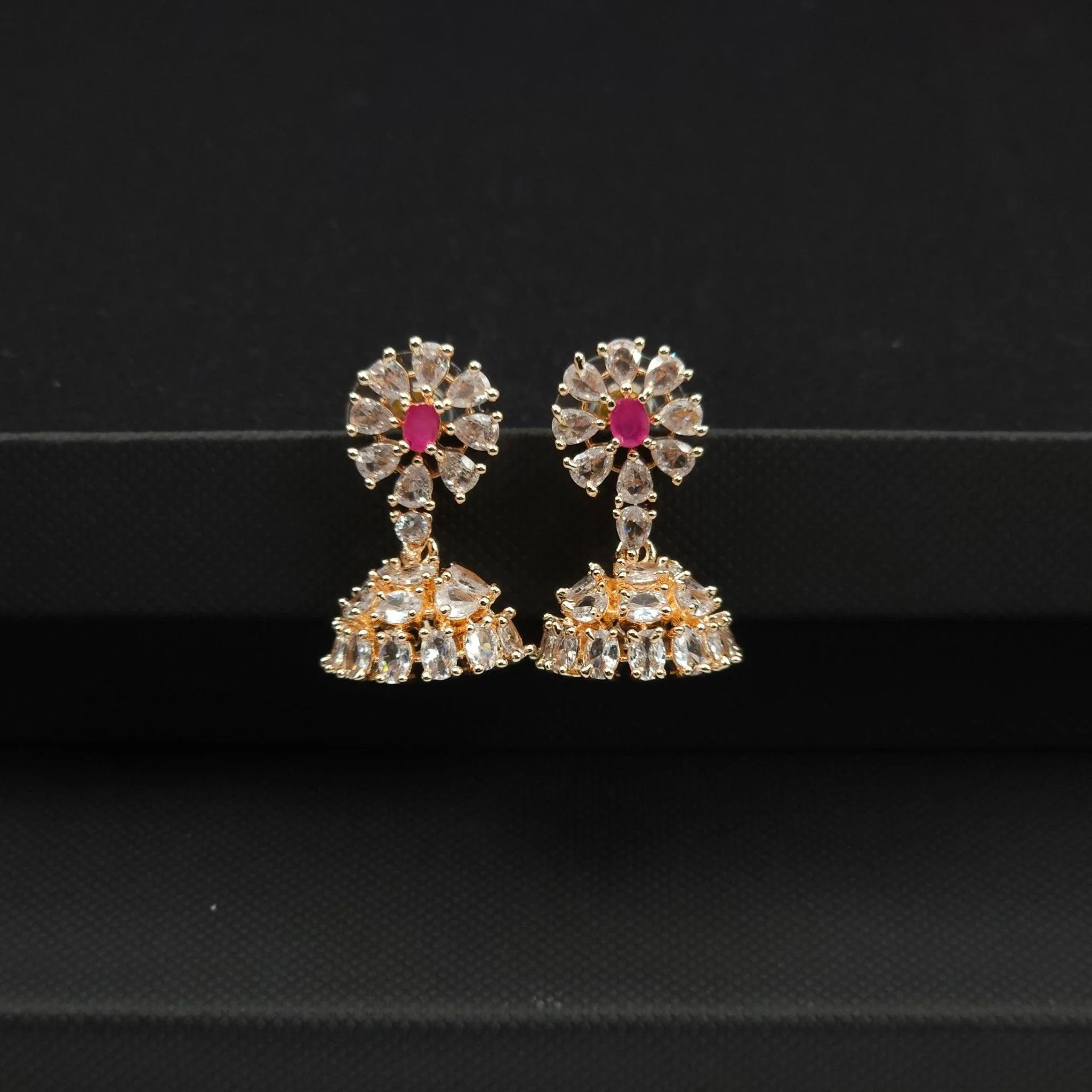 Priya-  Small Jhumki Earrings - Available in Three Colours