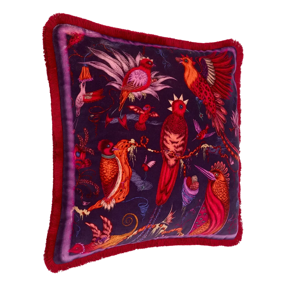 Quetzal Luxury Velvet Cushion