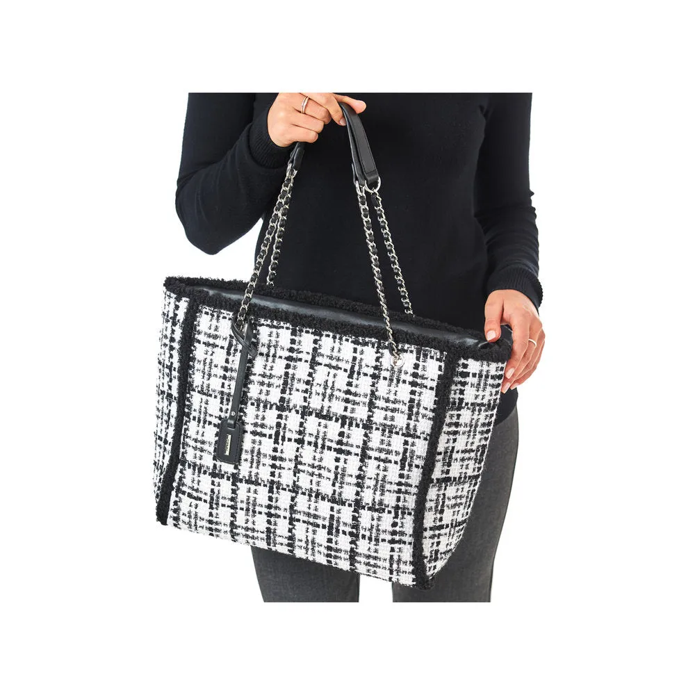 Rieker Handbag White/Black H1667-90