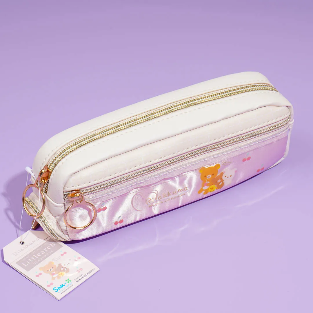 Rilakkuma Cherry Leather Pencil Case