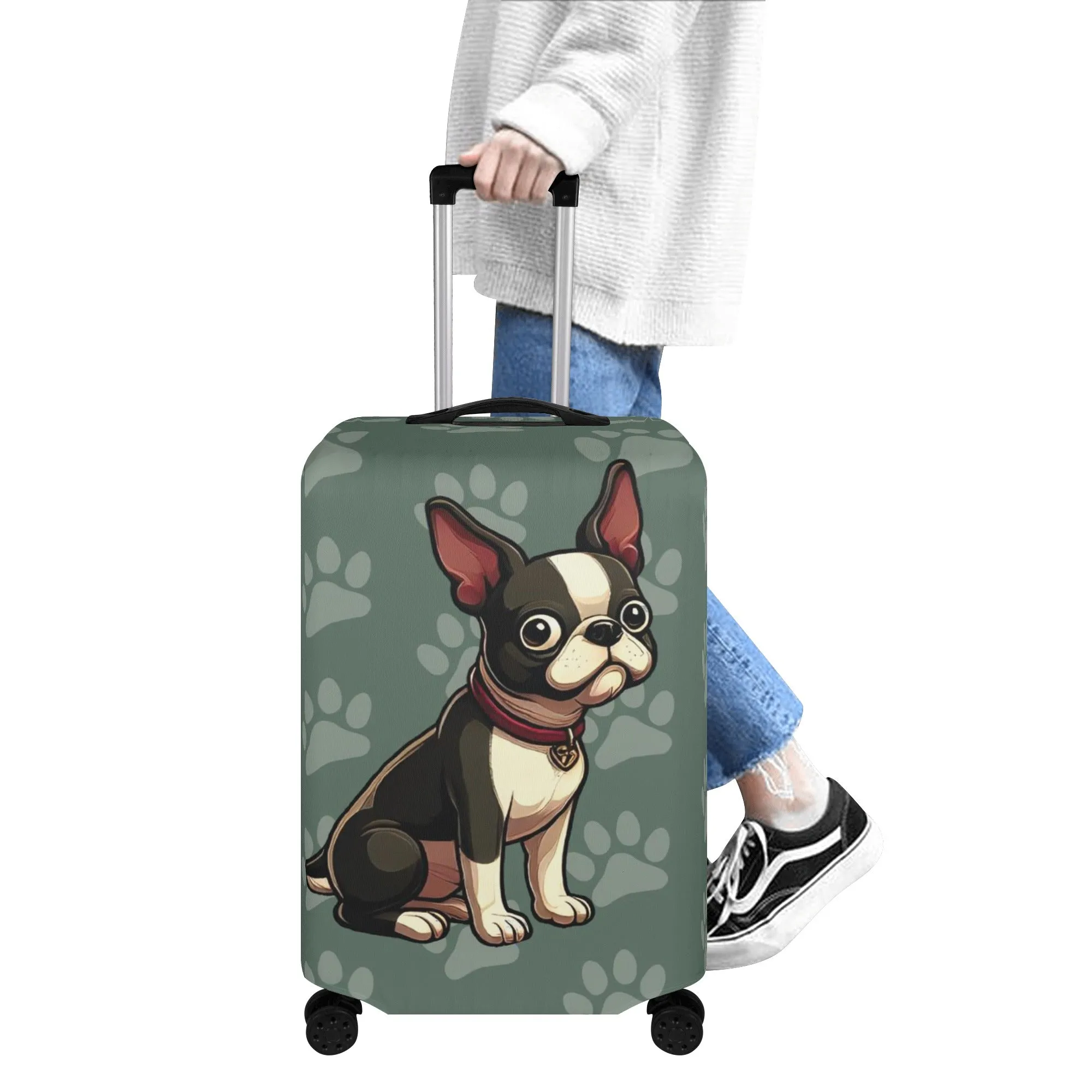 Riley  - Luggage Cover for Boston Terrier lovers