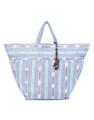 Samui Stripe Beach Bag in Blue
