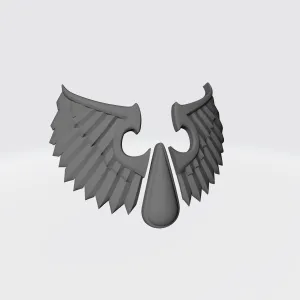 Sanguis Legions Shoulder Pad Decal for JoyToy Space Marines