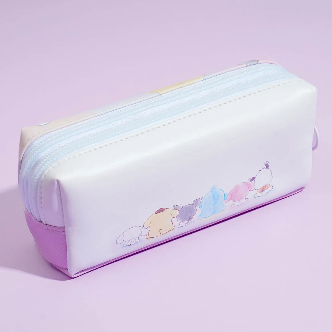 Sanrio Characters Flowery Hangout Pencil Case