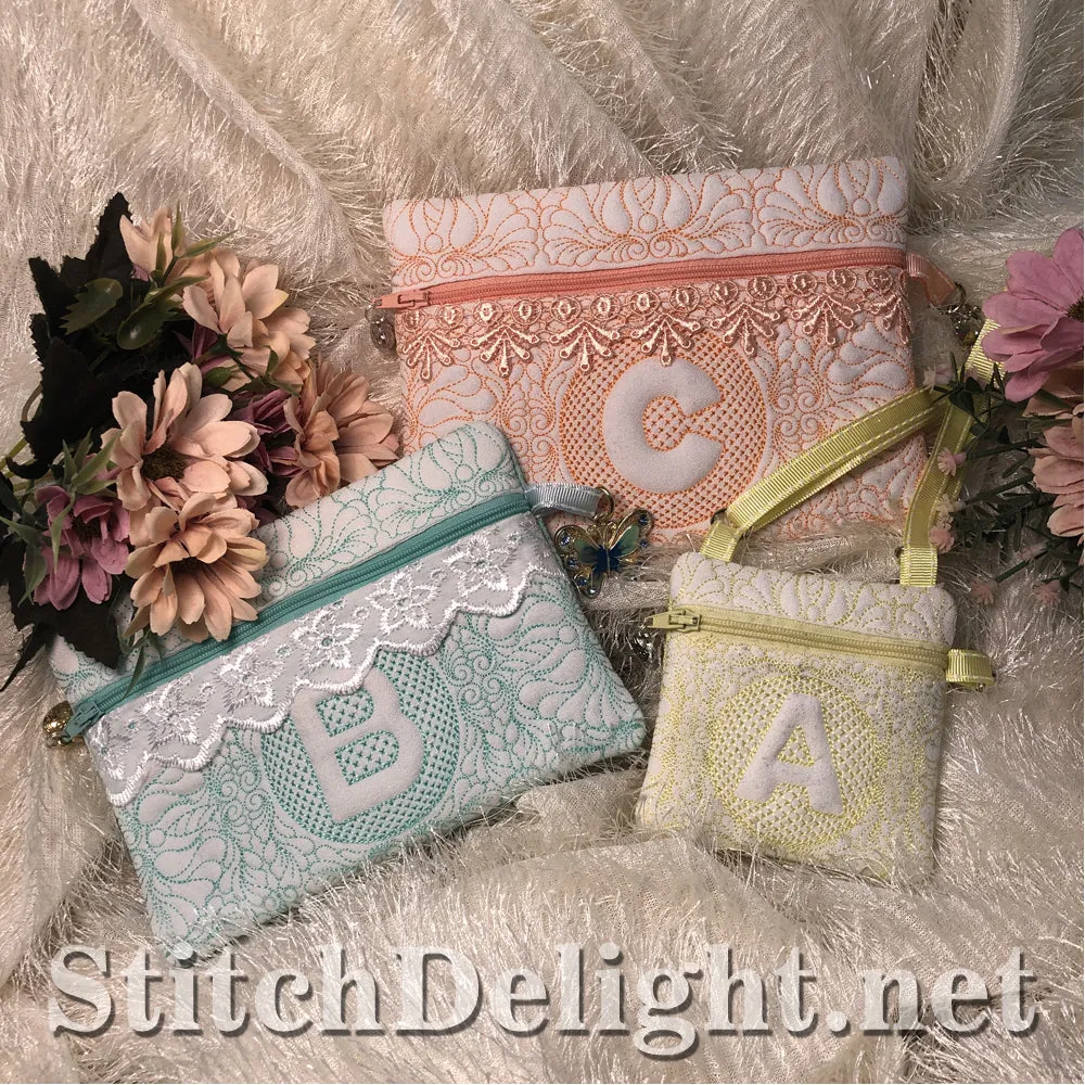 SDS1506 ITH Quilted Zipper Bags 2