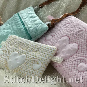 SDS1508 ITH Quilted Zipper Bags 3