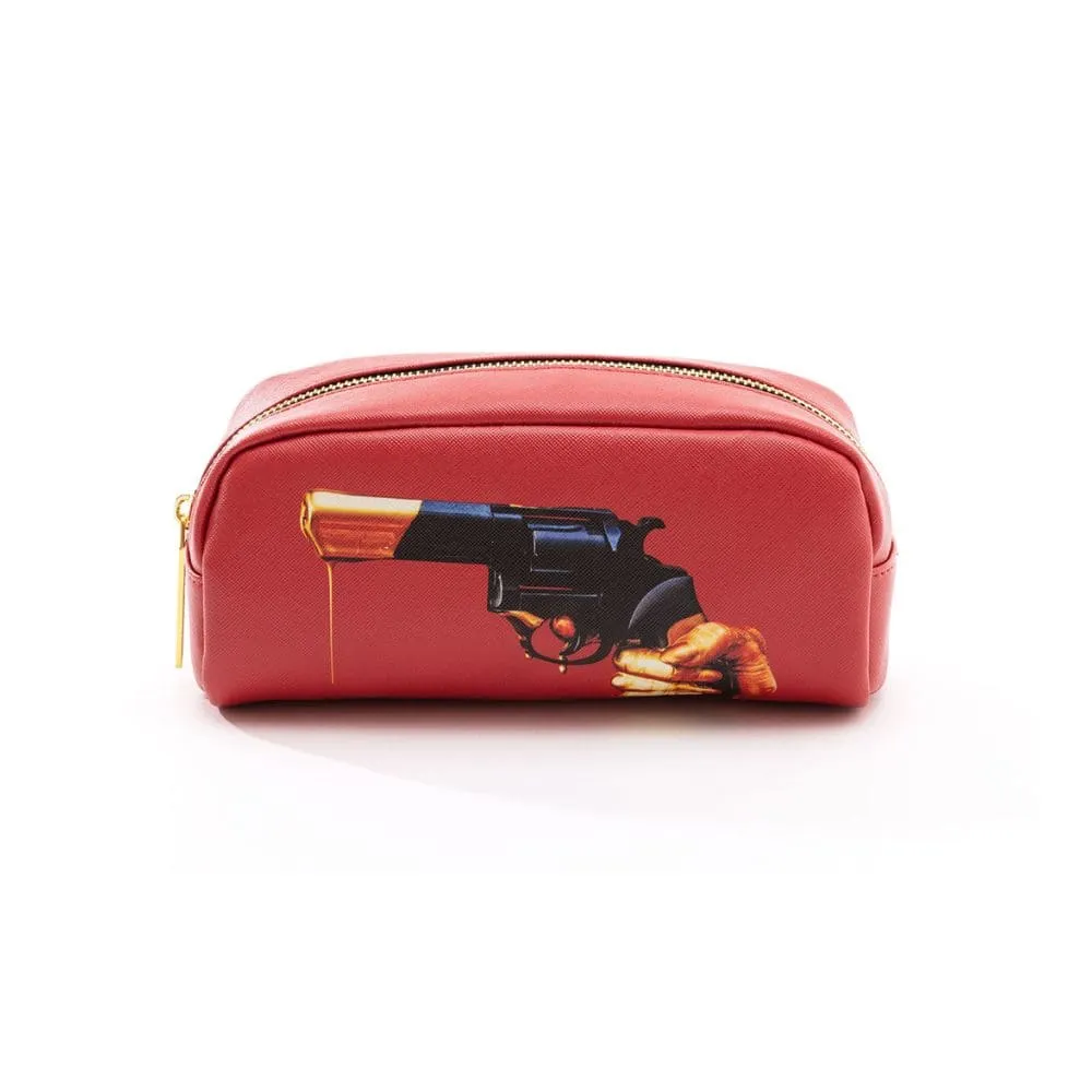 Seletti Toiletpaper Small Beauty Case Revolver