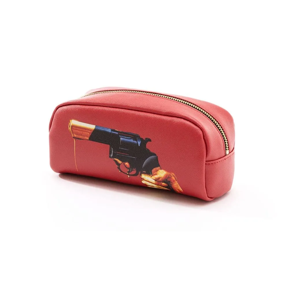 Seletti Toiletpaper Small Beauty Case Revolver