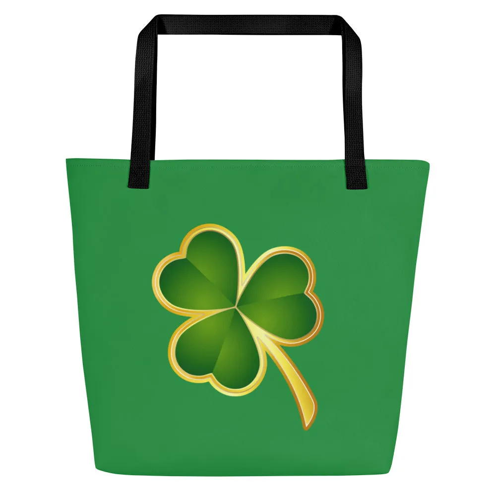 Snooty Fox Art Everyday Tote Bag - Irish Clover