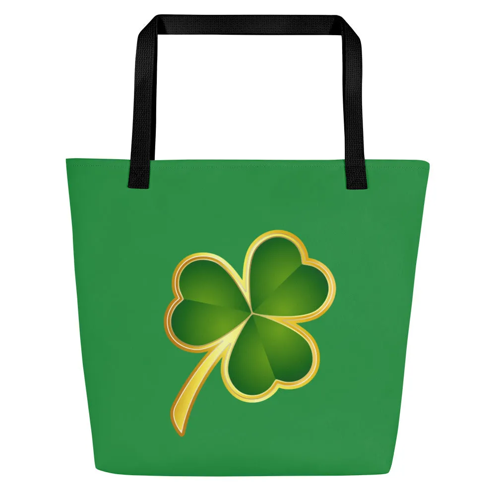 Snooty Fox Art Everyday Tote Bag - Irish Clover
