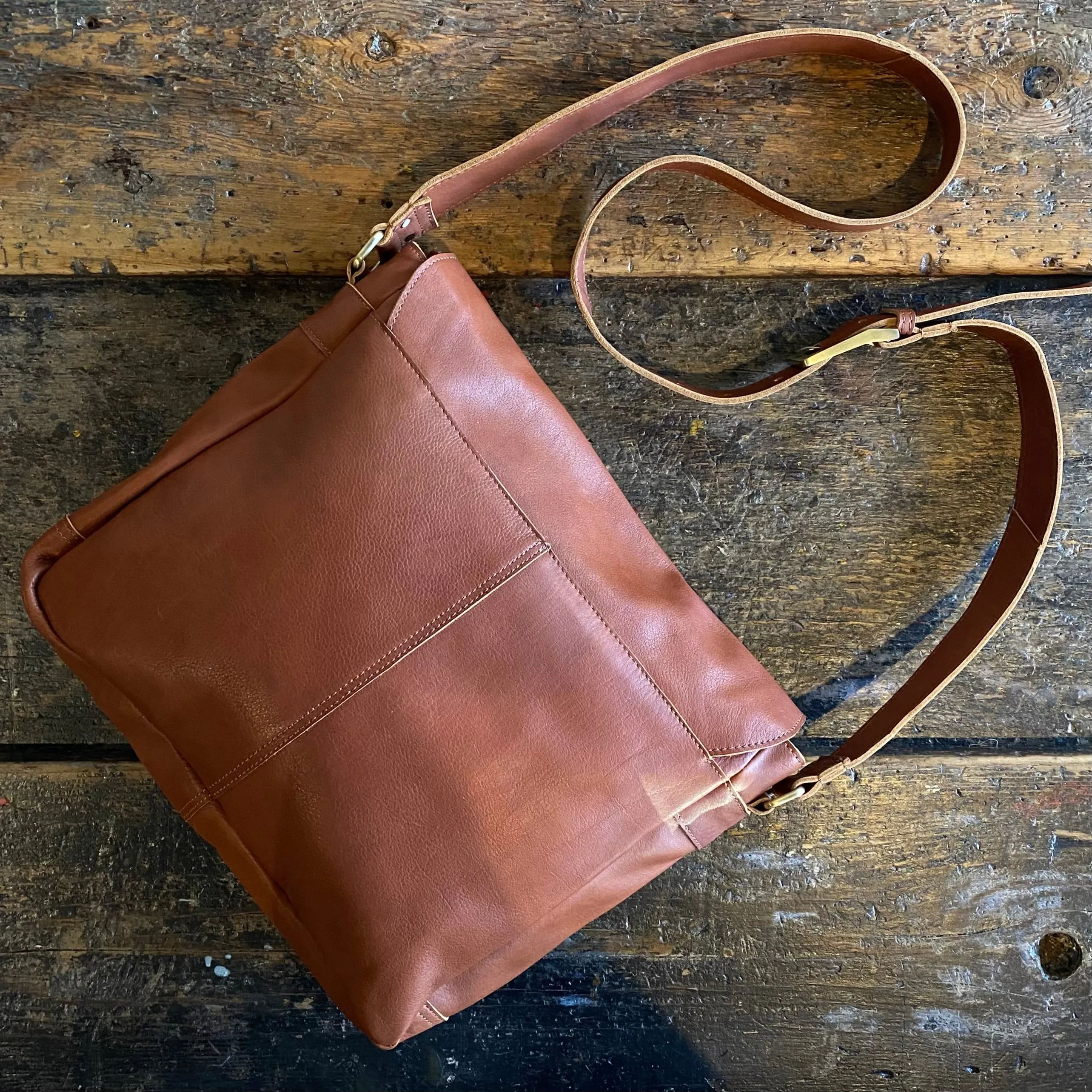 Soft Argentinian Leather Laptop Satchel