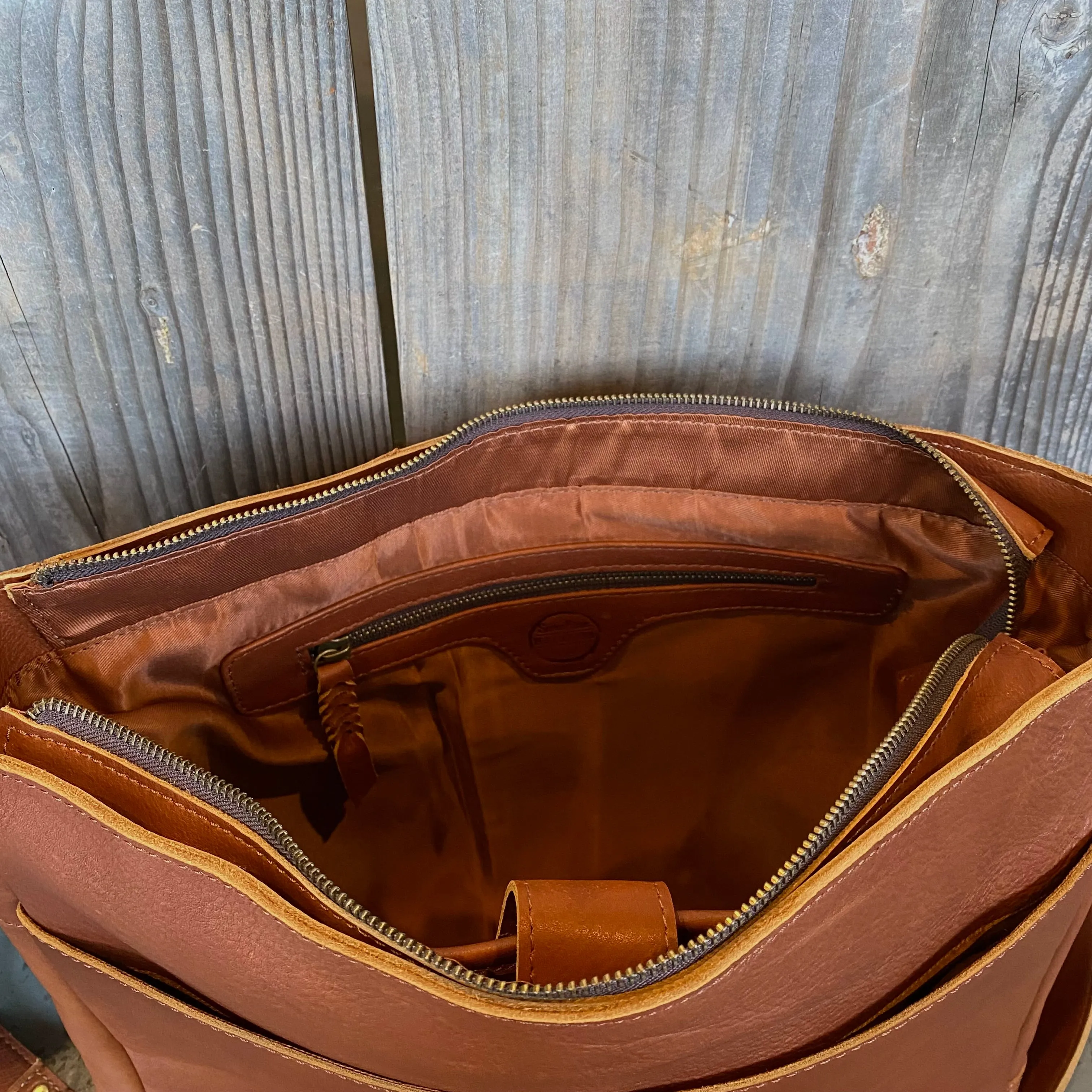 Soft Argentinian Leather Laptop Satchel