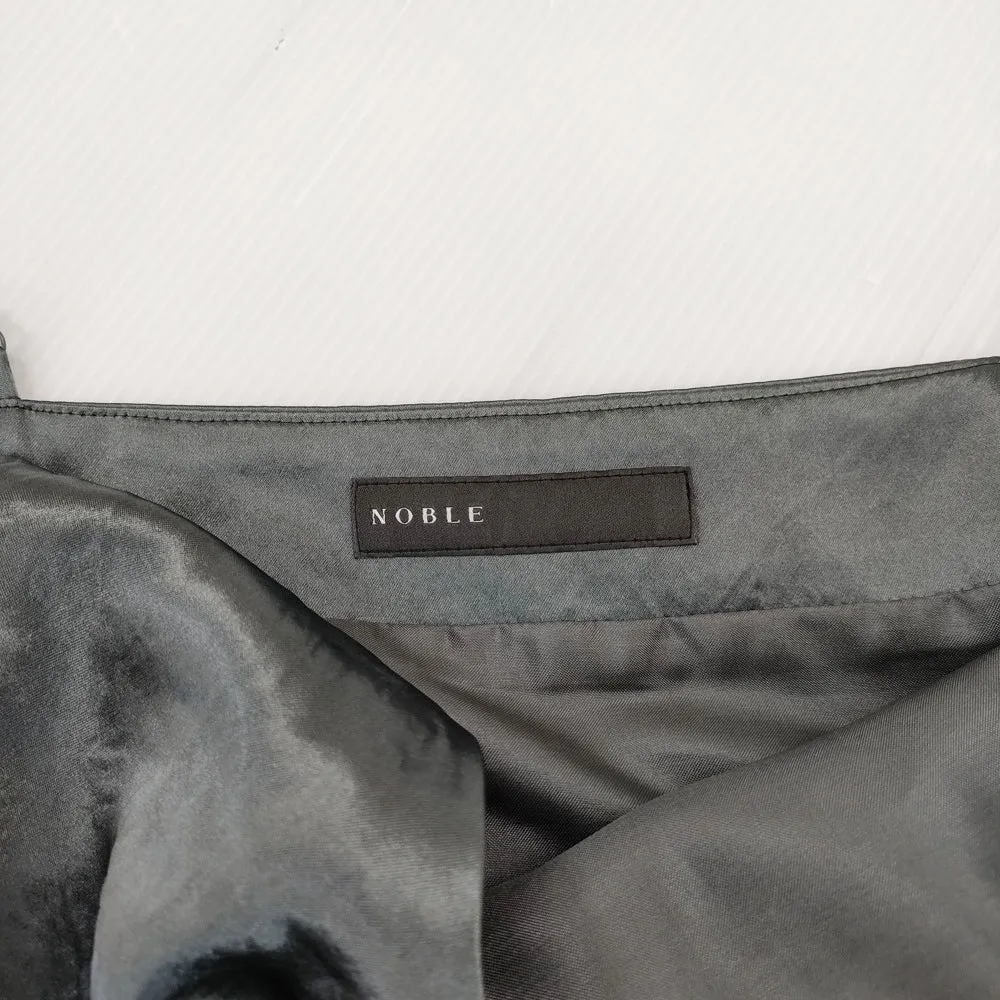 Spick and Span Noble サテンVネックキャミソールワンピース 定価23100円 24SS グレー レディース スピック＆スパン ノーブル【中古】4-1129S♪