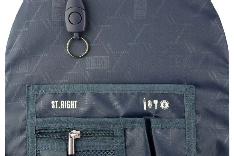 St.Right - Black - 4 Compartment Backpack