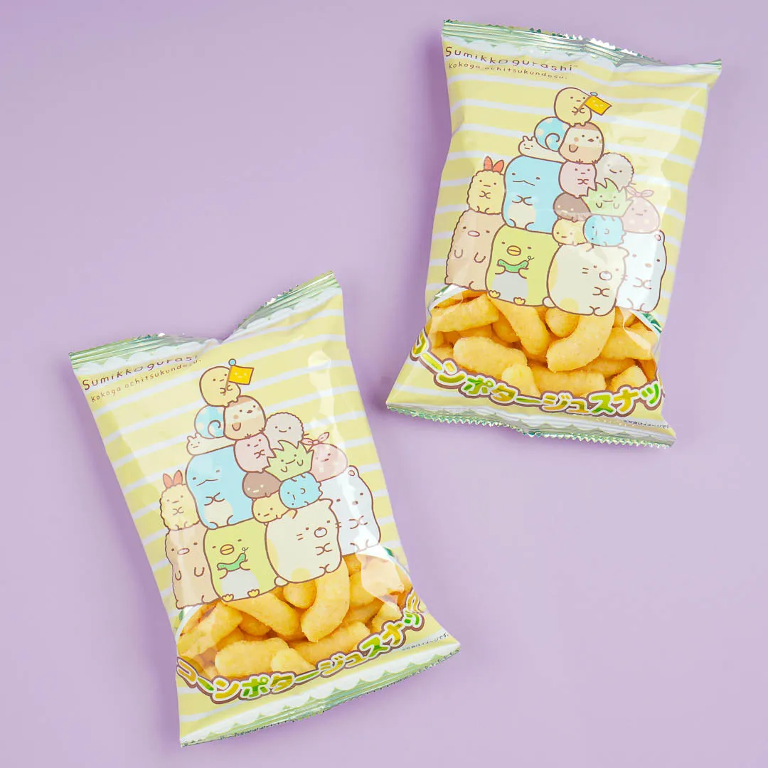 Sumikko Gurashi Plush Bag With Snacks - Tokage